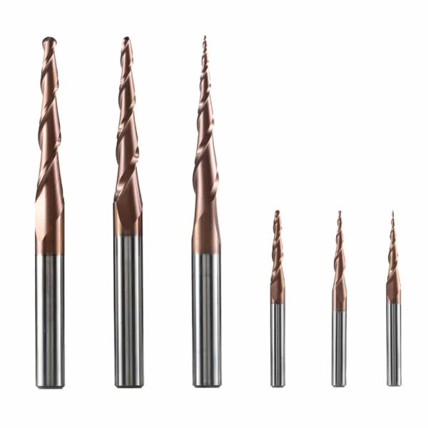 Tapered ballnose end mill 75mm long - Stepcraft CNC systems Official Dealer for Greece & Cyprus